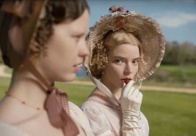 Kdaj je delo roman o ljubezni in ne ljubezenski roman? Na fotografiji prizor iz filma Emma, posnetega po istoimenskem romanu Jane Austen. FOTO: Promocijsko gradivo