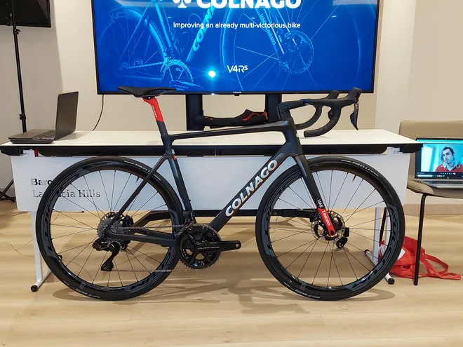 Colnago prototipo je danes vendarle postal colnago V4RS. FOTO: Miha Hočevar
