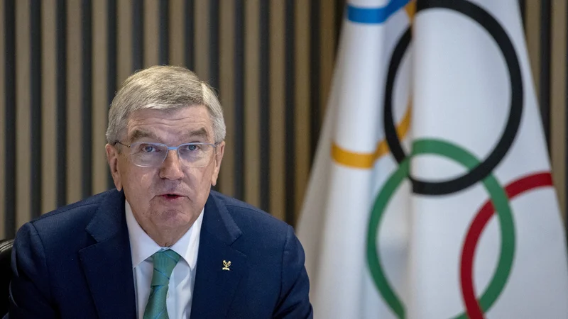 Fotografija: Thomas Bach je v Lozani 5. decembra sodeloval na odprtju zasedanja Izvršnega odbora. FOTO: Denis Balibouse/Reuters