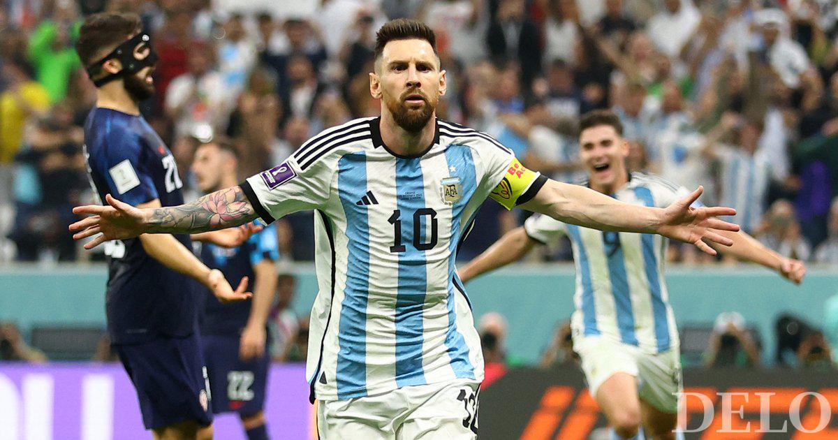 Lionel Messi e Julian Alvarez levam a Argentina à final