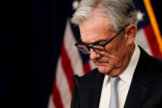 Predsednik Jerome Powell. Foto Elizabeth Frantz/Reuters
