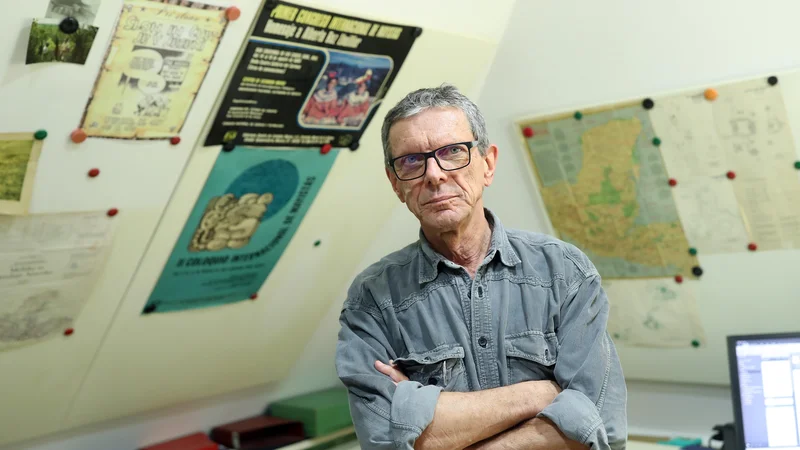 Fotografija: Profesor Ivan Šprajc je zdaj v Sloveniji, prihodnje leto pa odhaja že dvanajstič v džunglo Jukatana. FOTO: Blaž Samec/Delo