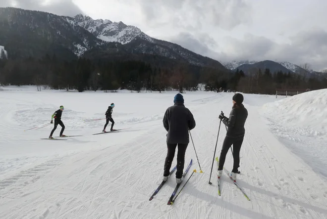 Specializirane tekaške smuči ločimo glede na tehniko teka na: klasične, za klasični smučarski slog in skate za drsalni smučarski slog. FOTO: Dejan Javornik
