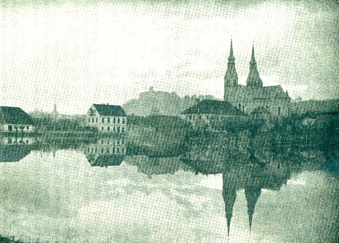Naravno drsališče Kern v Trnovem v 19. stoletju Foto Arhiv
