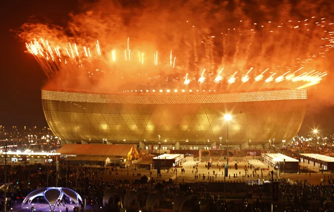 Štadion Lusail je bil prizorišče nepozabnih nogometnih spektaklov. FOTO: Hamad I Mohammed/Reuters
