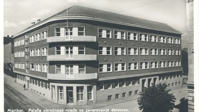 Fotografija: Urad za zavarovanje delavcev, danes Zdravstveni dom Maribor, 1930–1932 FOTO: Pokrajinski arhiv Maribor