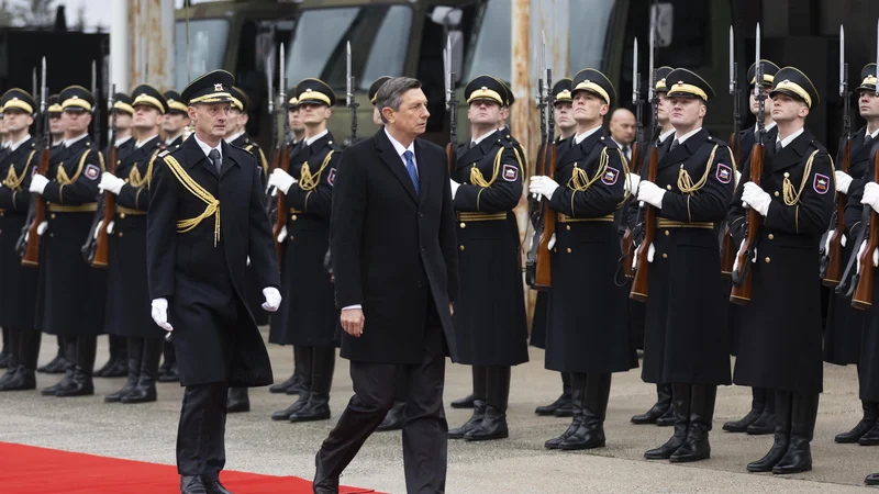 Fotografija: Borut Pahor je »najbolj eminentna politična figura v regiji Zahodnega Balkana«, je prejšnji teden izjavil predsednik vlade Robert Golob. FOTO: Črt Piksi/Delo