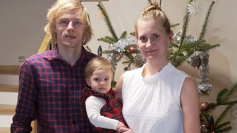 Fotografija: Božič bo Dawid Kubacki preživel z ženo Marto Majcher in hčerkico Zuzanno, nato ga čaka novoletna turneja. FOTO: Instagram
