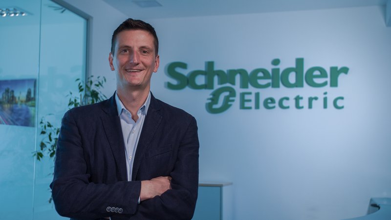 Fotografija: Arthur Vašarević, generalni direktor Schneider Electric za Slovenijo, Hrvaško ter Bosno in Hercegovino. FOTO: Schneider Electric

