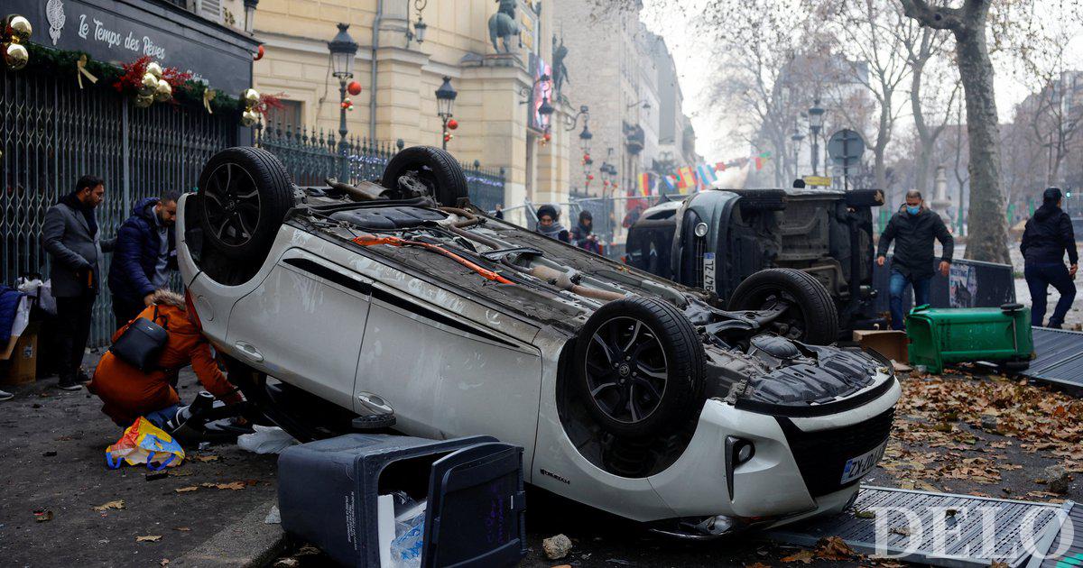 Nach den Schüssen am Freitag in Paris brachen Proteste aus