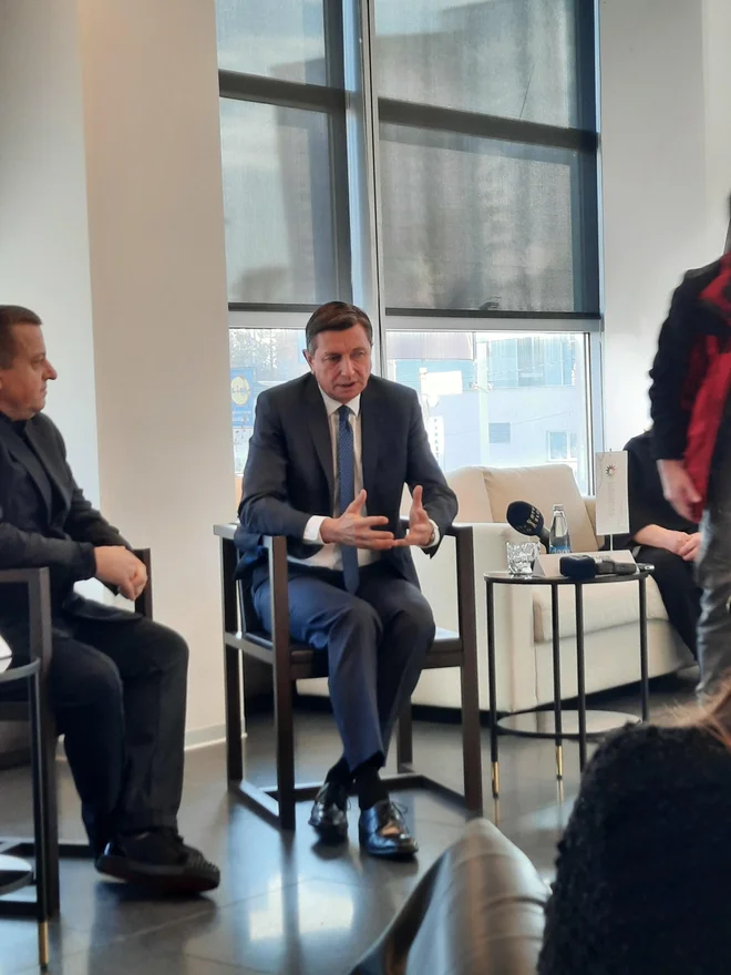 Borut Pahor bo sodeloval s podjetniki. FOTO: J. T./Delo
