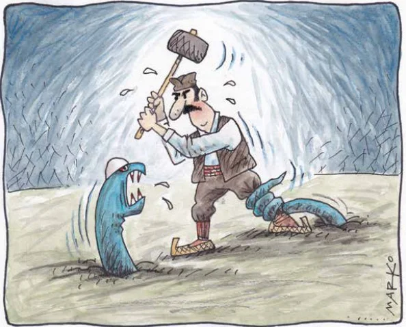 KARIKATURA:&nbsp;Marko Kočevar
