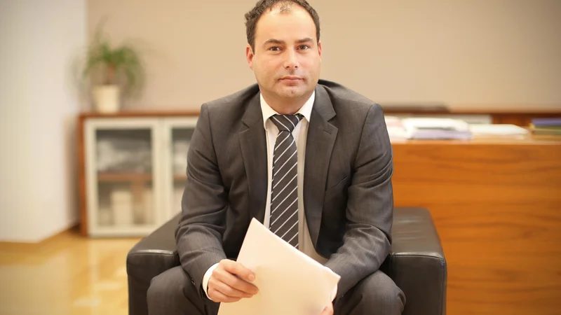 Fotografija: Andrej Slapar je predsednik uprave Zavarovalnice Triglav. FOTO: Jure Eržen/Delo