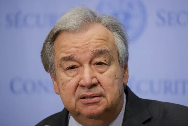 Generalni sekretar ZN António Guterres je pozval k odpravi škodljivih ukrepov. Foto: REUTERS/Andrew Kelly
