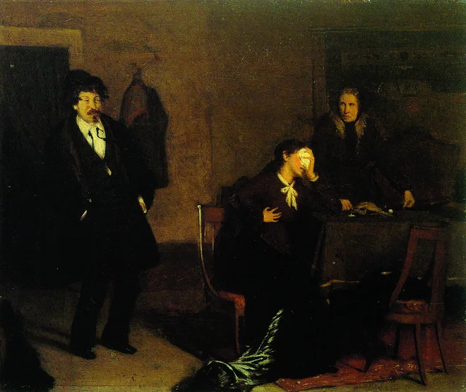 Angelo Morbelli: Pijanost, 1880. FOTO: Press Release
