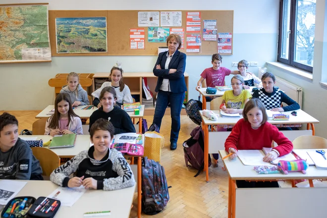 &raquo;Sem učiteljica starega kova,&laquo; pravi Jožica Frigelj. FOTO: Voranc Vogel
