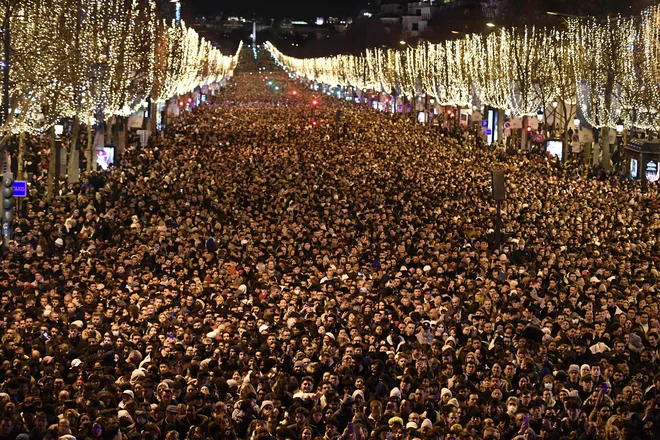 Champs-Elysees v Parizu. FOTO: Julien De Rosa/AFP
