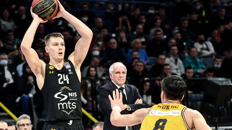 Gregor Glas je pri Partizanu sodeloval s slovitim trenerjem beograjskih črno-belih Željkom Obradovićem. FOTO: Dragana Stjepanović/ABA