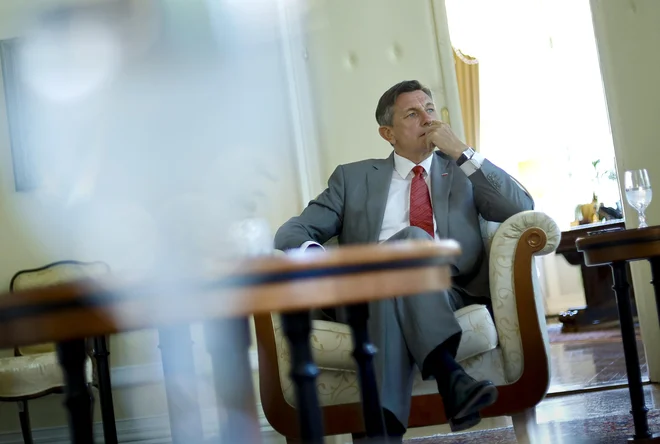 &raquo;Prav zares sem zadovoljen, da je nazadnje konec ugibanj o mojem domnevnem lobiranju za nestalni sedež Slovenije,&laquo; pravi Borut Pahor. FOTO:&nbsp;Jože Suhadolnik/Delo
