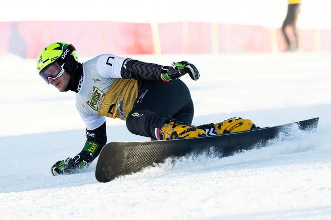 Slovenski alpski deskarji in deskarke niso najbolje začeli z nastopi v novem letu. FOTO: Miha Matavž/Smučarska zveza Slovenije

