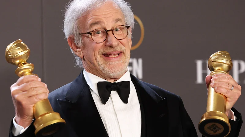Fotografija: Steven Spielberg je dobil tudi nagrado za najboljšega režiserja. FOTO: Mario Anzuoni/Reuters