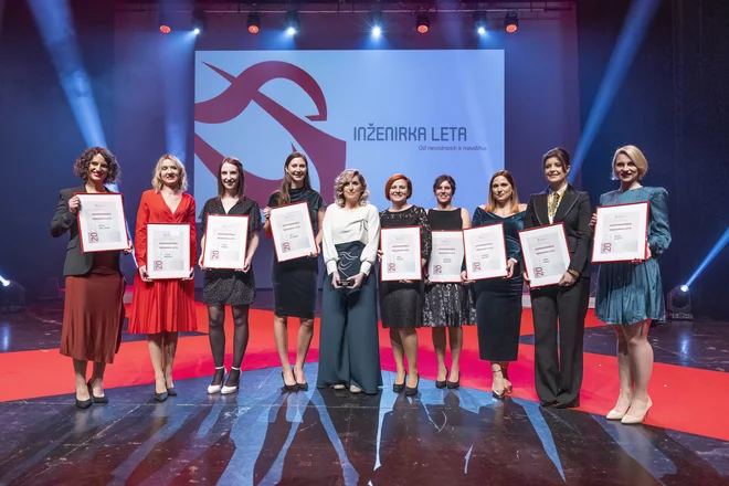 Nominiranke za inženirko leta 2022 FOTO: Andrej Križ
