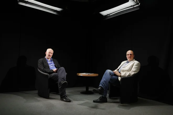 Ali Žerdin in Janez Markeš sta zaskrbljena zaradi dogajanja v zdravstvu.&nbsp;FOTO: Leon Vidic/Delo
