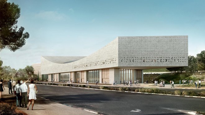 Izraelska nacionalna knjižnica bo največja stavba izraelske oziroma judovske dediščine na svetu. FOTO: promocijsko gradivo
