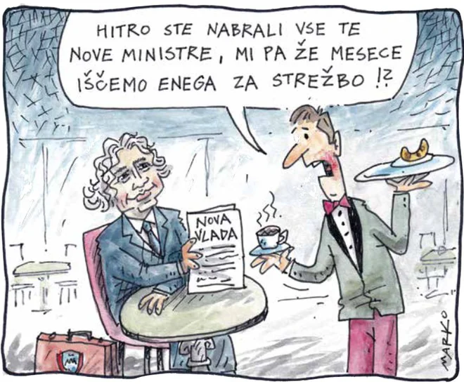 Kadri. KARIKATURA: Marko Kočevar
