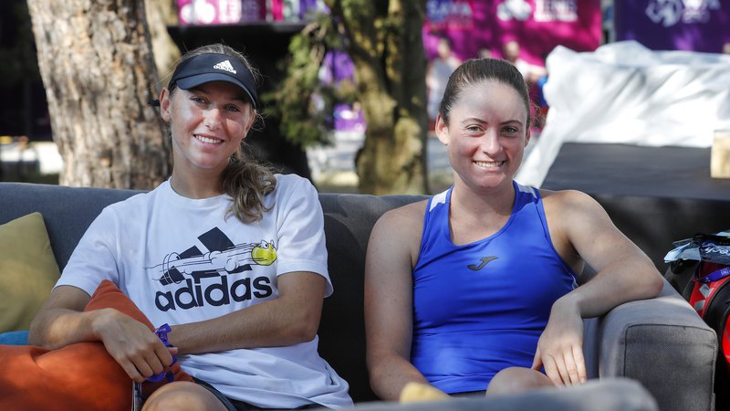 Fotografija: Med Slovenkami sta danes na odprtem prvenstvu Avstralije v tenisu Kaja Juvan in Tamara Zidanšek. FOTO: Matej Družnik/Delo
