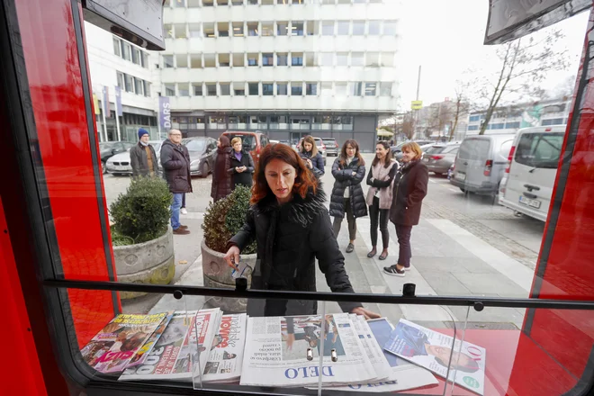 Kiosk. FOTO: Matej Družnik/Delo
