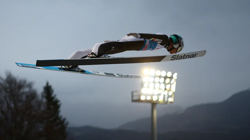 Fotografija: Anže Lanišek je zaostal le za najboljšo trojico. REUTERS/Lisi Niesner FOTO: Lisi Niesner/Reuters