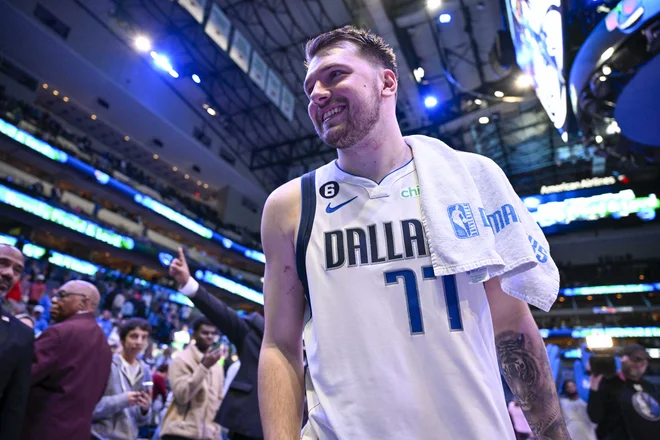 Luka DOnčić ni igral. FOTO: Jerome Miron/USA Today Sports
