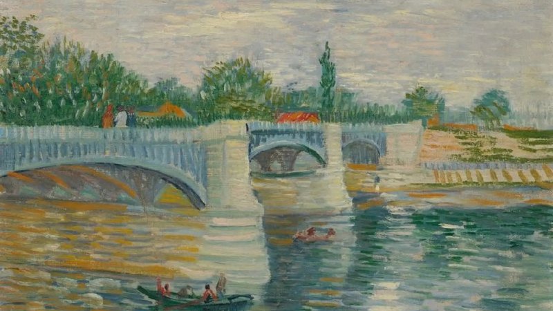 Fotografija: Vincent van Gogh: Most v Courbevoieju, maj–julij 1887. FOTO: Van Goghov muzej
