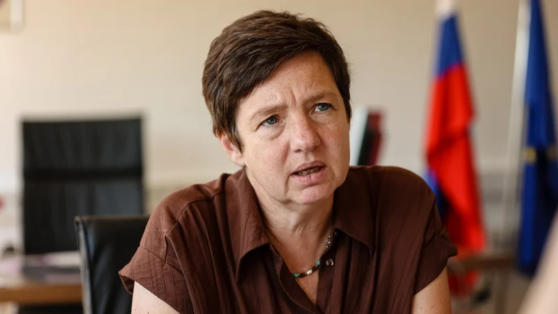 Fotografija: Nataša Trček bo v ponedeljek predala posle novi v. d. načelnice UE Ljubljana Andreji Erjavec. FOTO: Črt Piksi/Delo