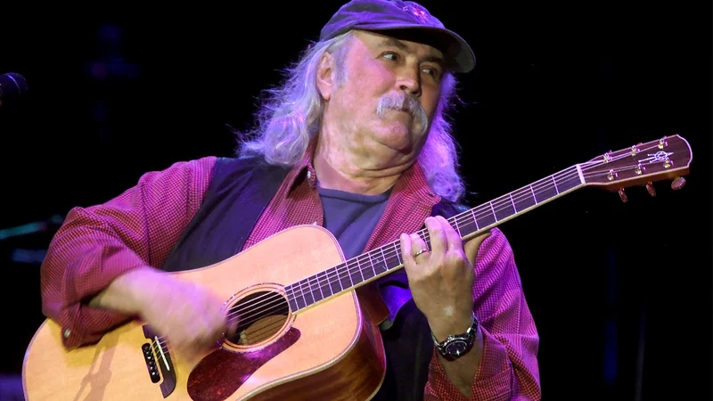 Fotografija: David Crosby je bil v svoji karieri deležen redke časti, da so ga v Dvorano slavnih rock'n'rolla sprejeli kar dvakrat. FOTO: Jim Bourg/Reuters