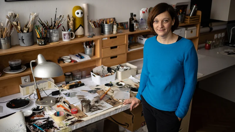 Fotografija: Slovenska animatorka Špela Čadež, članica Ameriške filmske akademije, je letos pred vrati nominacije za oskarja. FOTO: Črt Piksi