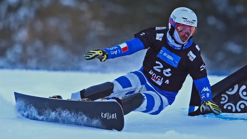 Fotografija: Maurizio Bormolini je zmagal v Banskem. FOTO: Tadej Regent/Delo
