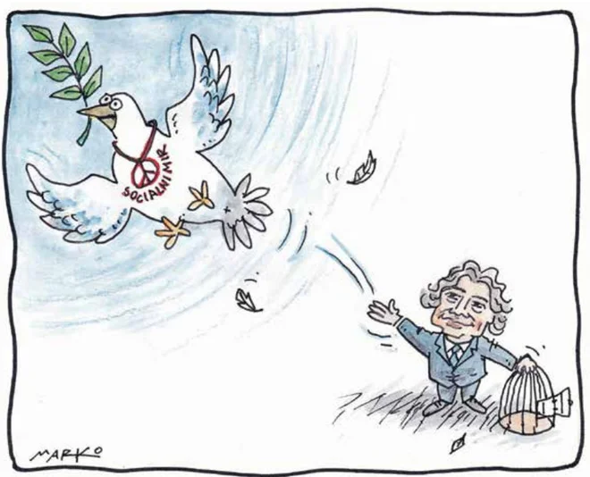 KARIKATURA:&nbsp;Marko Kočevar
