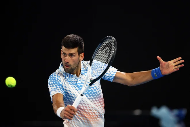 Srbski teniški as Novak Đoković napreduje po pričakovanjih in meri na končno zmago. FOTO: Hannah Mckay/Reuters
