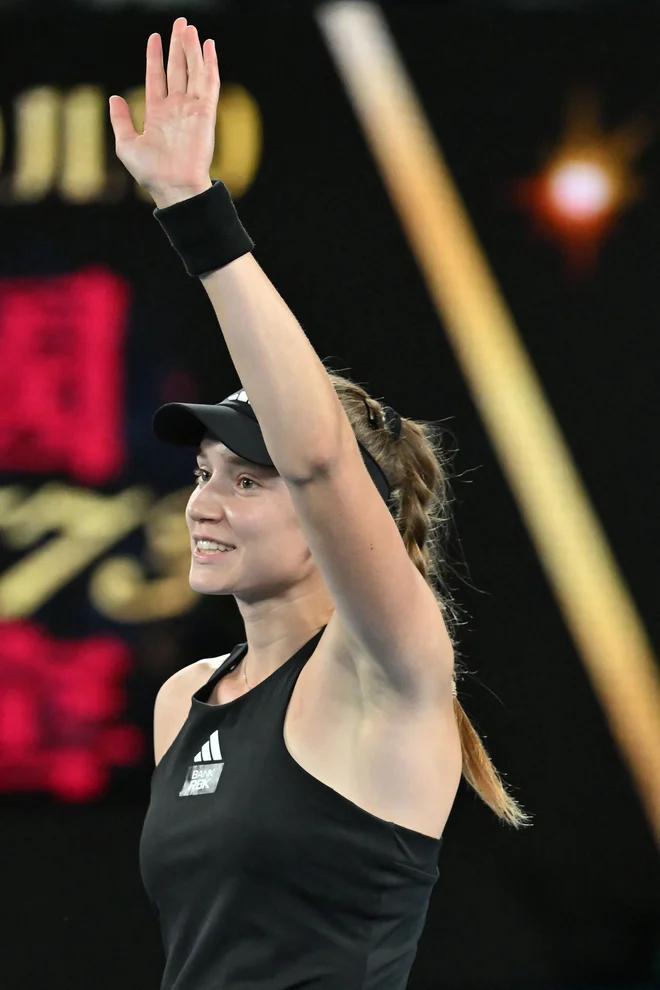 Jelena Ribakina se je uvrstila v svoj drugi finale za grand slam. FOTO: Paul Crock/AFP