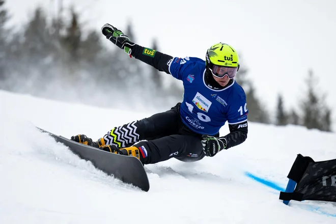 Tim Mastnak je vpisal 14. dosežek kvalifikacij. FOTO: Miha Matavž/Smučarska zveza Slovenije
