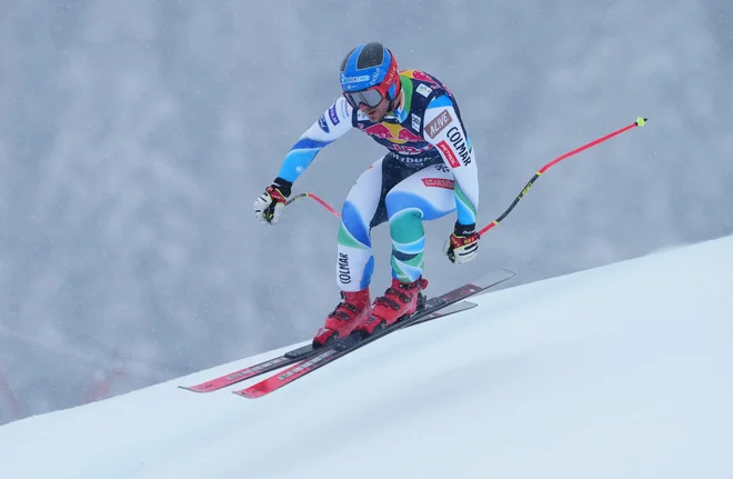 Miha Hrobat je bil hiter. FOTO: Aleksandra Szmigiel/Reuters
