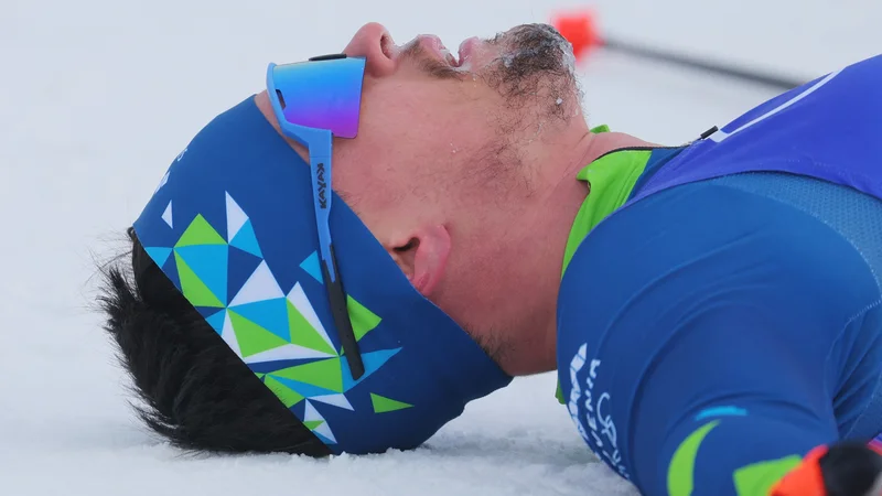 Fotografija: Miha Šimenc po lanskem olimpijskem nastopu na 15 km v klasični tehniki. FOTO: Marko Djurica/Reuters