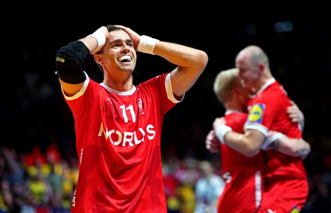 Rasmus Lauge Schmidt je bil junak finala. FOTO: Kacper Pempel/ Reuters
