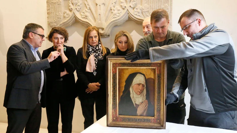 Poljsko zahtevo za vrnitev diptiha iz leta 2021 so lani decembra španske in lokalne galicijske oblasti odobrile. FOTO:&nbsp; Museo Provincial De Pontevedra
