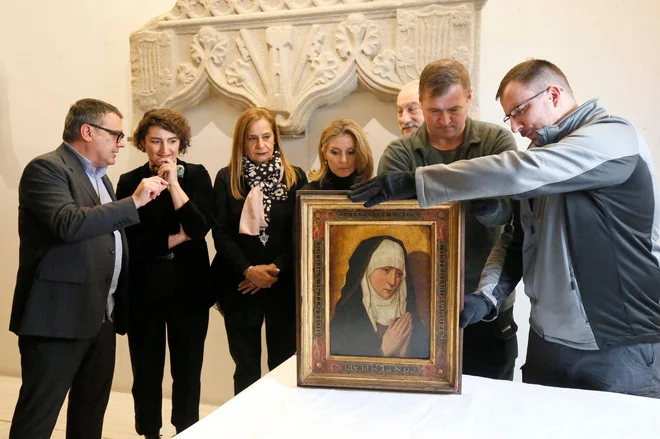 Poljsko zahtevo za vrnitev diptiha iz leta 2021 so lani decembra španske in lokalne galicijske oblasti odobrile. FOTO:&nbsp; Museo Provincial De Pontevedra
