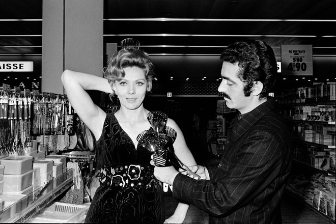 Leta 1969 s francosko igralko Corinne Marchand. FOTO: AFP
