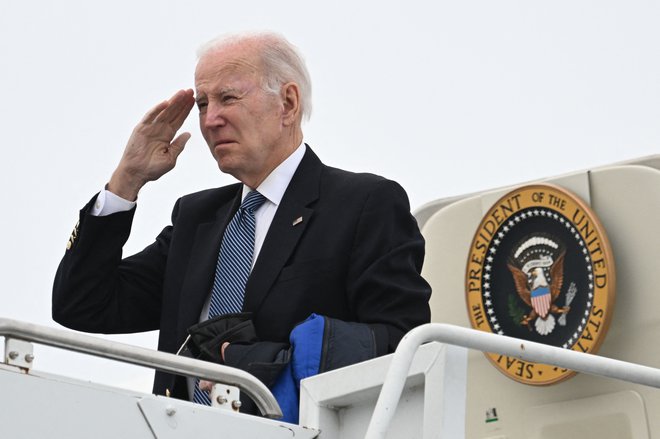 Ameriški predsednik Joe Biden je ukazal varno sestrelitev.. Foto Andrew Caballero-reynolds/Afp
