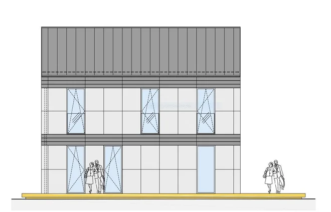 Tous les éléments de construction de la maison PATH - murs extérieurs et intérieurs, plafond et structure du toit - sont préfabriqués dans le hall de production ultramoderne de Rik.  PHOTO : Riko